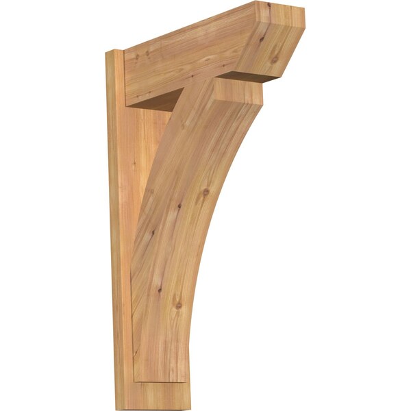 Ekena Millwork Thorton Slat Smooth Outlooker, Western Red Cedar, 7 1/2"W x 22"D x 34"H OUT08X22X34THR06SWR - main